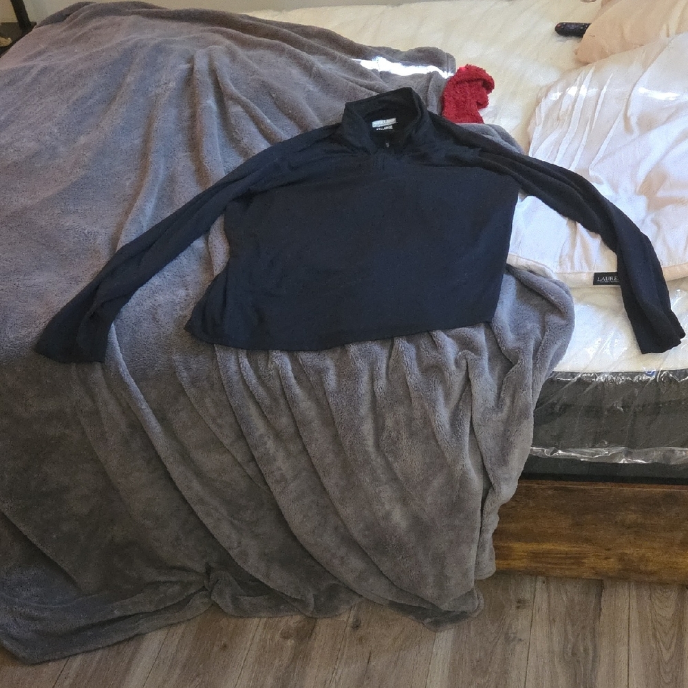 Kirklands Navy Long Sleeve Shirt